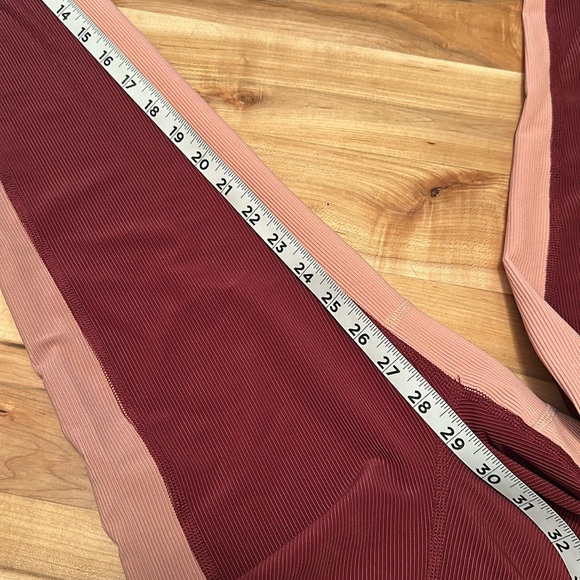 Beach Riot Ribbed Pink Leggings Small - Picture 5 of 7
